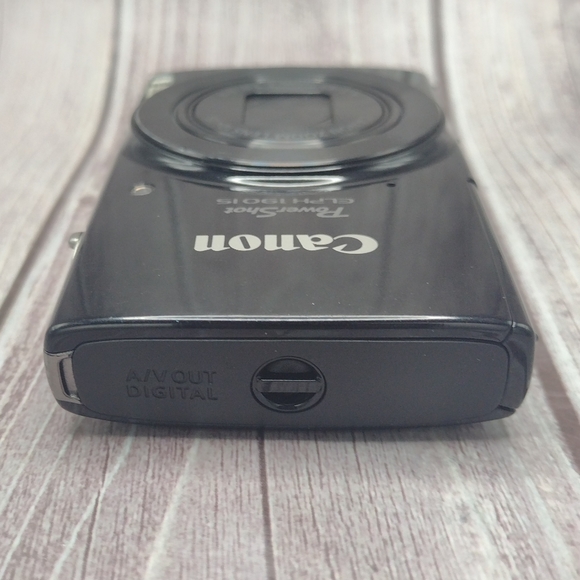 Canon PowerShot Elph 190 IS 20.0 Megapixel Digital Camera in Black 32 GB SD Card - Picture 6 of 11